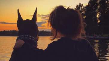 Doberman ve Minik Kız